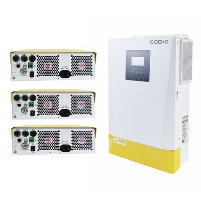 48V 5.5kw Hybrid Solar Inverter Off Grid Pure Sine Wave Output 220VAC Mppt Solar Charger Inverter