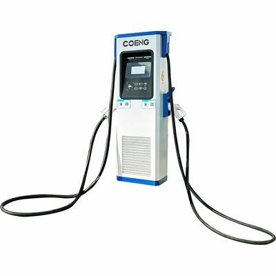 Floor Installation EV Charging Station Box 7-Inch Touch Screen Display Full Protective