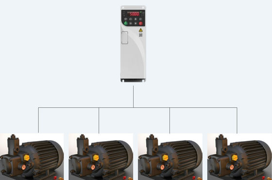 Single Phase VFD Inverter Variable Frequency Drive with Modbus RTU Communication Interface and Humidity Protection